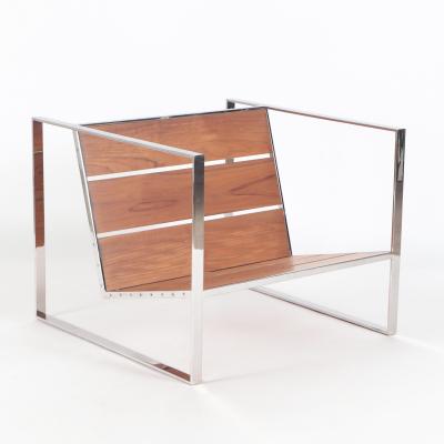 Tee Solid Teak Indoor and Outdoor Club Chair by Maximilian Eicke for Max ID NY