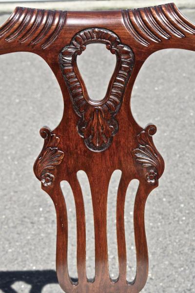 Ten American Centennial Mahogany Dining Chairs
