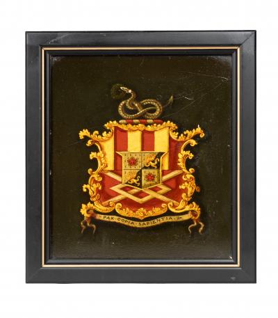 Ten Assorted Framed British Coats Of Arms