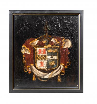 Ten Assorted Framed British Coats Of Arms