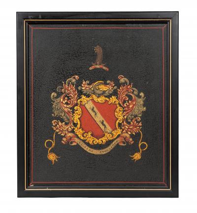Ten Assorted Framed British Coats Of Arms
