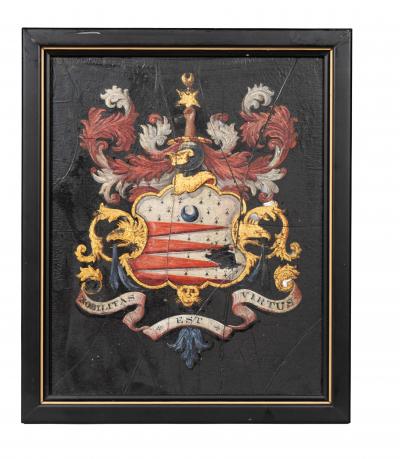 Ten Assorted Framed British Coats Of Arms