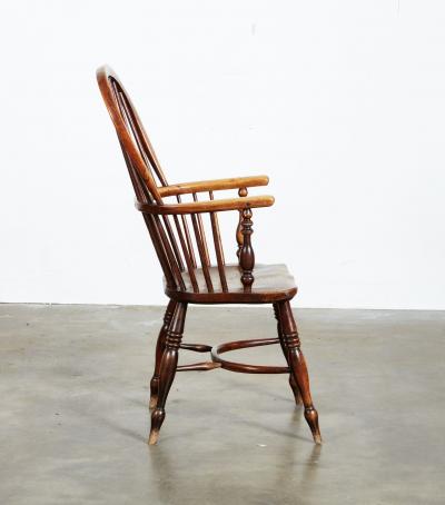 Ten English High Back Windsor Armchairs