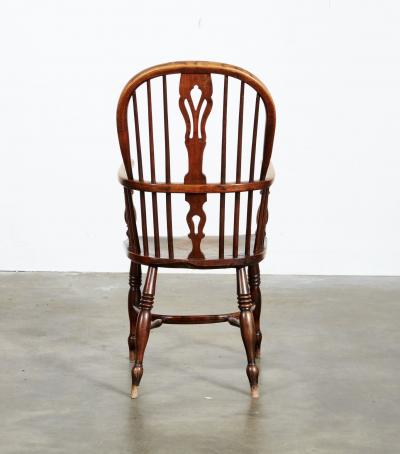 Ten English High Back Windsor Armchairs