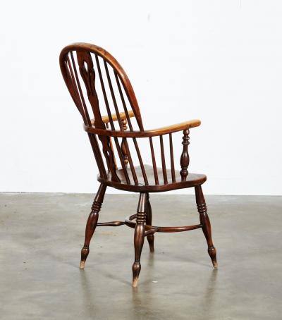 Ten English High Back Windsor Armchairs