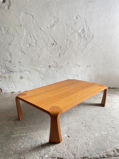 Tendo Mokko Zataku Japanese Modern Low Coffee Table 1970s