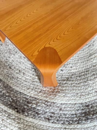 Tendo Mokko Zataku Japanese Modern Low Coffee Table 1970s