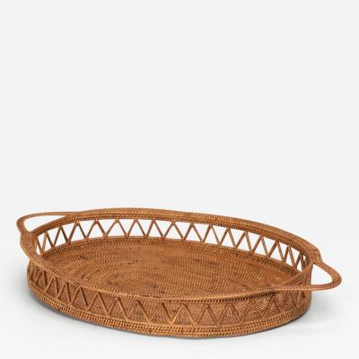 Tenganan Oval Zig Tray