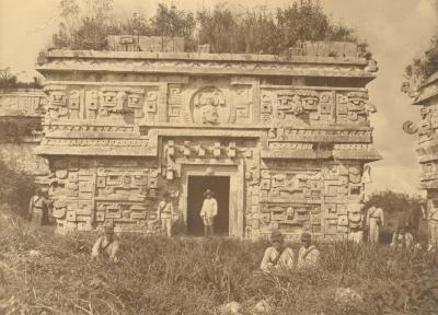 Teobert Maler Chichen Itza El Templo de Los Inscripciones Yucatan Mexico