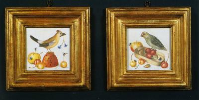 Teresa Berenice Vitelli Pair Birds and Fruits