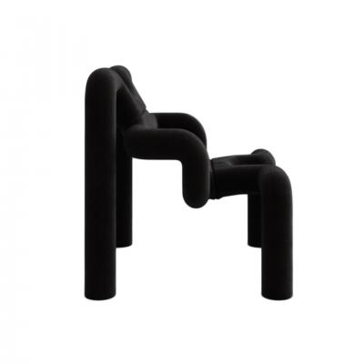 Terje Ekstrom Contemporary Black Armchair Mod Ekstrem Designed by Terje Ekstrom