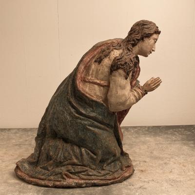Terra Cotta Madonna Italy 15th 16th Century
