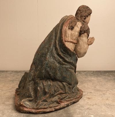 Terra Cotta Madonna Italy 15th 16th Century