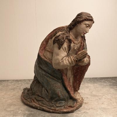 Terra Cotta Madonna Italy 15th 16th Century
