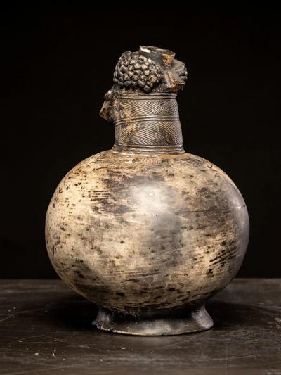 Terraccotta Jug in the shape of a male Tshokwe People DRC 