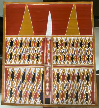 Terrence Gaypamany Gurruwiwi Aboriginal Body Painting Terrence Gurruwiwi Elcho Island Australia