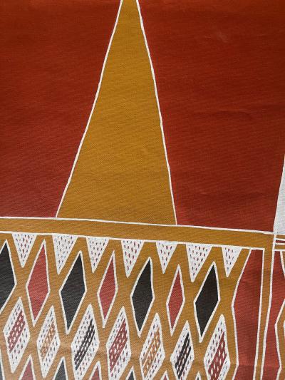 Terrence Gaypamany Gurruwiwi Aboriginal Body Painting Terrence Gurruwiwi Elcho Island Australia