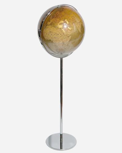 Terrestrial globe on stand France circa 1980