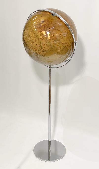 Terrestrial globe on stand France circa 1980