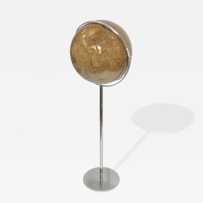 Terrestrial globe on stand France circa 1980