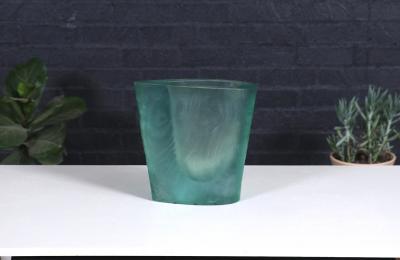 Terry Balle Resin Aqua Sculpture Vase