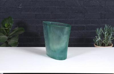 Terry Balle Resin Aqua Sculpture Vase