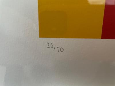 Terry Frost Sun Tree Screen Print and Collage by Sir Terry Frost