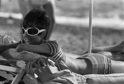 Terry O Neill Audrey Hepburn in the Pool