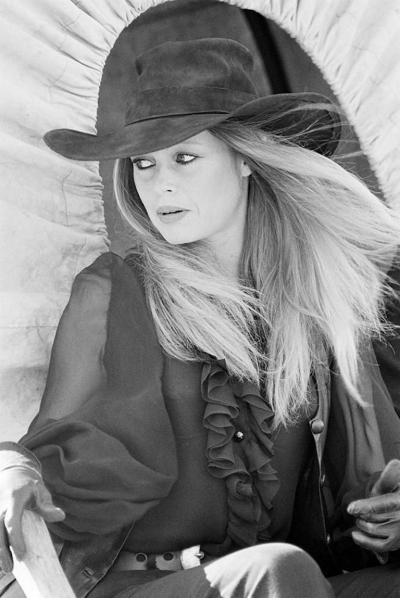 Terry O Neill Brigitte Bardot Black Hat