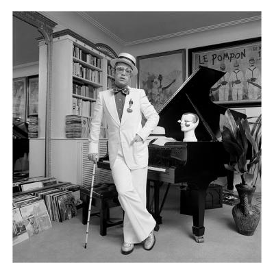 Terry O Neill Elton John Standing at His Piano