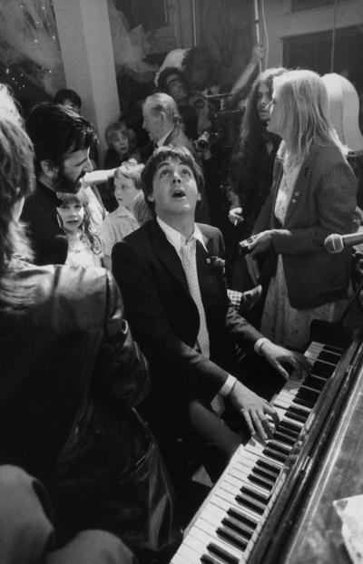 Terry O Neill Paul McCartney at Ringo Starr s Wedding