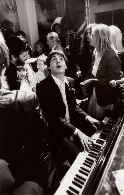 Terry O Neill Paul McCartney at Ringo Starr s Wedding