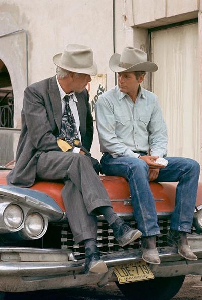 Terry O Neill Paul Newman Lee Marvin in Tucson