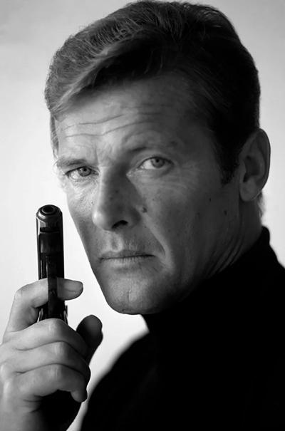 Terry O Neill Roger Moore as James Bond