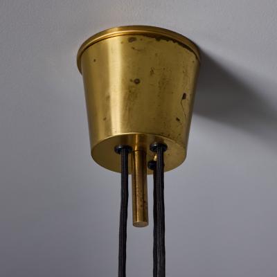 Th Valentiner 1950s TH Valentiner Brass Counterweight Pendant