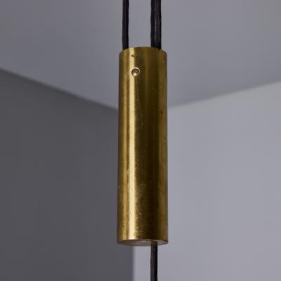 Th Valentiner 1950s TH Valentiner Brass Counterweight Pendant