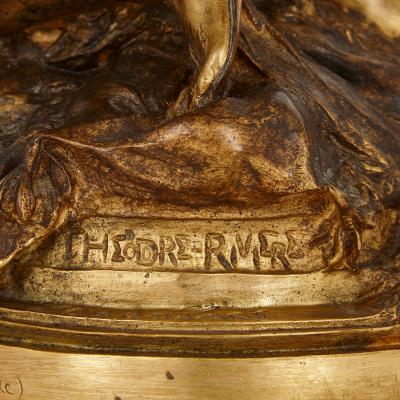 Th odore Louis Auguste Rivi re A lost wax bronze sculpture by Th odore Rivi re titled Carthage