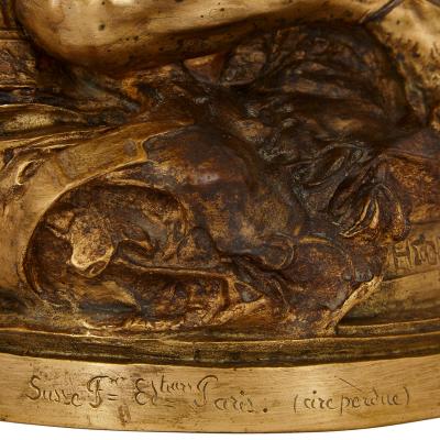 Th odore Louis Auguste Rivi re A lost wax bronze sculpture by Th odore Rivi re titled Carthage