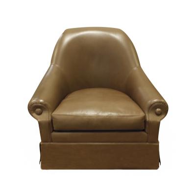 Thad Hayes Thad Hayes Custom Barrel Back Lounge Chair 2000