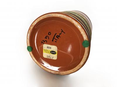 Thailandia Vase by Aldo Londi for Bitossi Italy 1950s