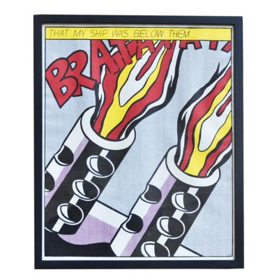 That my ship was bellow them by Roy Lichtenstein
