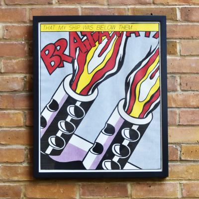 That my ship was bellow them by Roy Lichtenstein