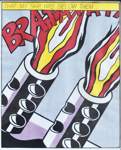 That my ship was bellow them by Roy Lichtenstein