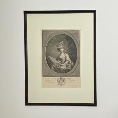 The Age Agreable engraving France Circa 1770