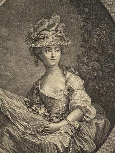 The Age Agreable engraving France Circa 1770