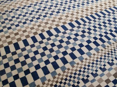 The Checkerboard Blue Brown 