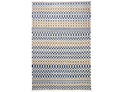 The Checkerboard Blue Brown 