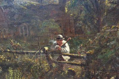 The Church Yard At Dusk