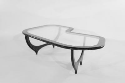 The Contour Coffee Table in Black Ceruse by Stamford Modern