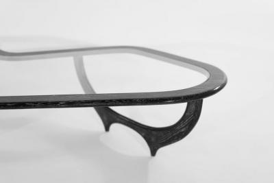 The Contour Coffee Table in Black Ceruse by Stamford Modern